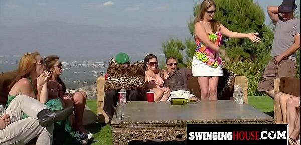  Swingers are swapping partners, playing and fucking in a wild meeting!